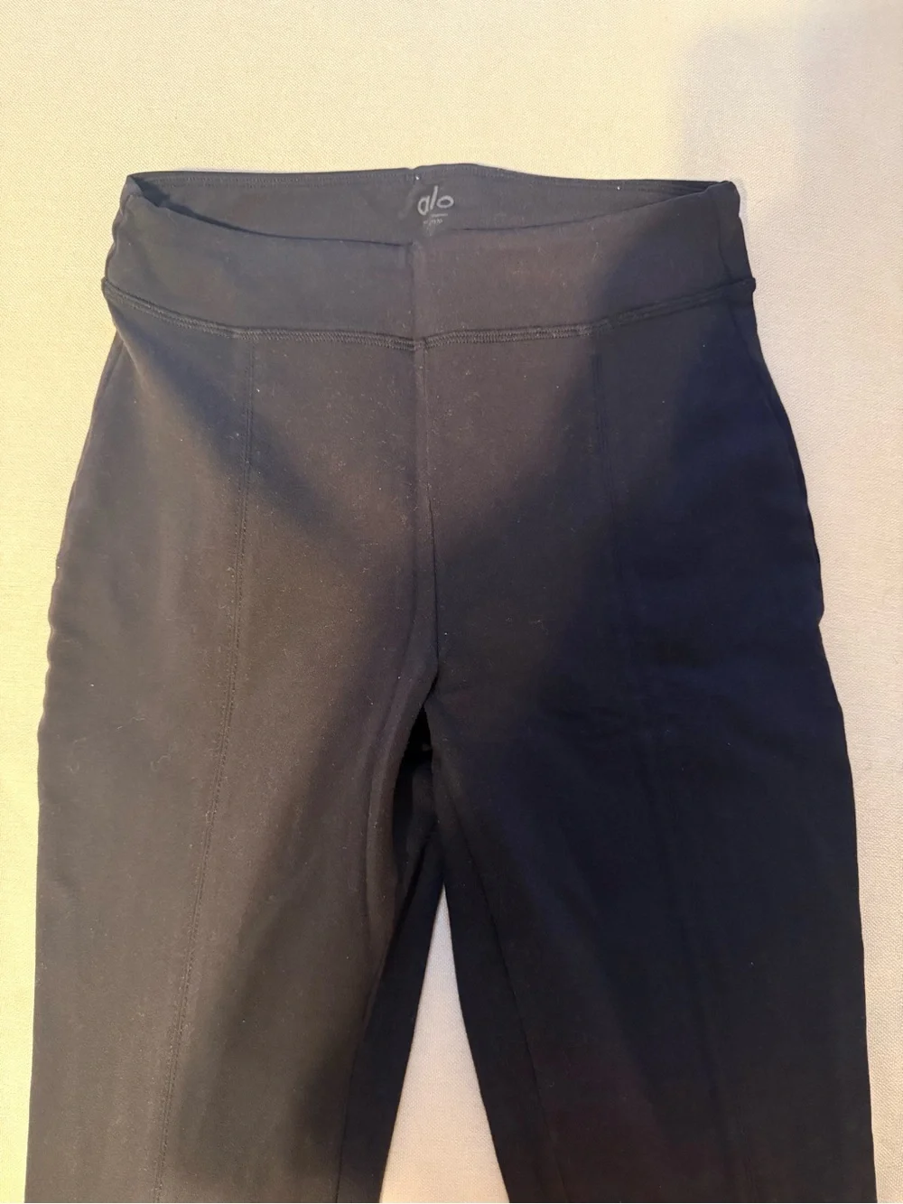 ALO Yoga Black High-Rise Performance Yoga Pants